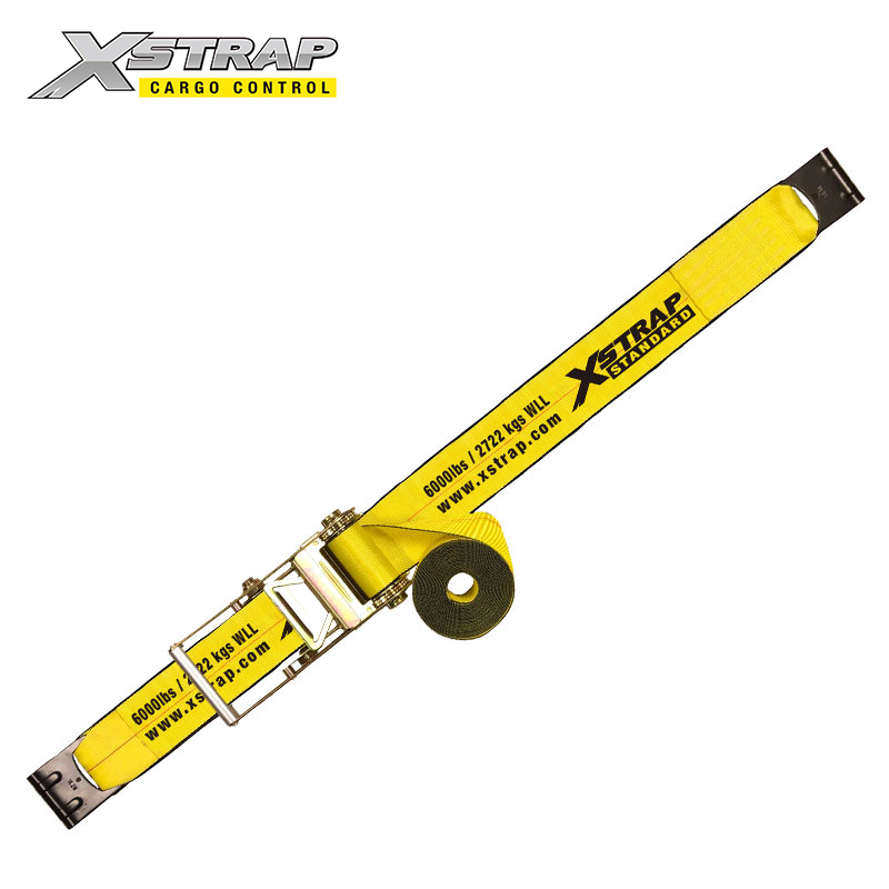 Correas de trinquete de 61718-4 pulgada con Ganchos planos