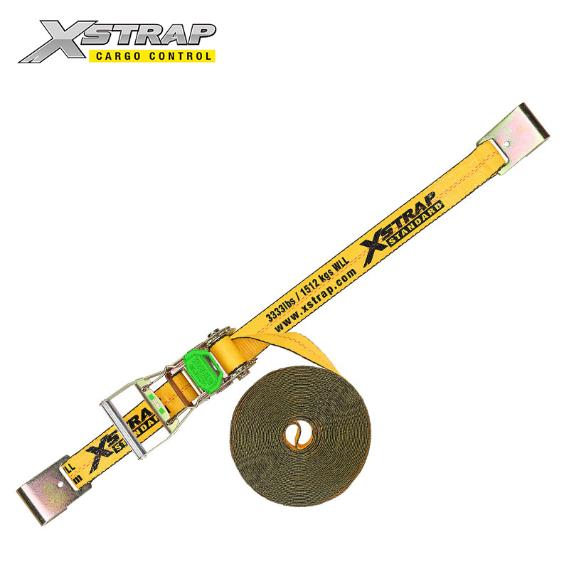 61728 CASTO DE MANEJE A LARGO DE 2 pulgada con abrazadera web - Ganchos planos