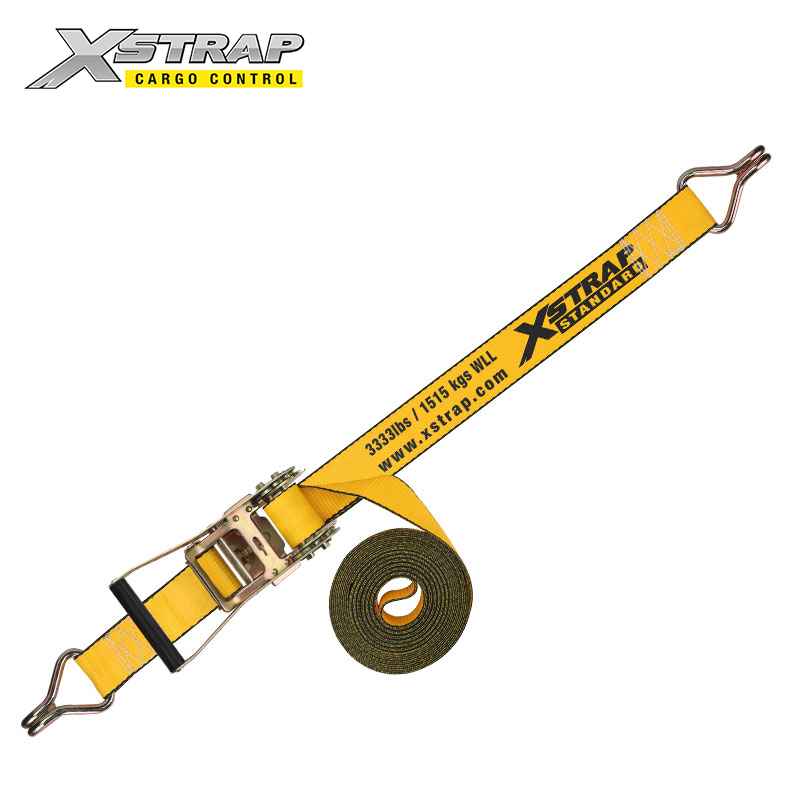 61735-Correa de trinquete de 2 pulgada de ancho con Ganchos J