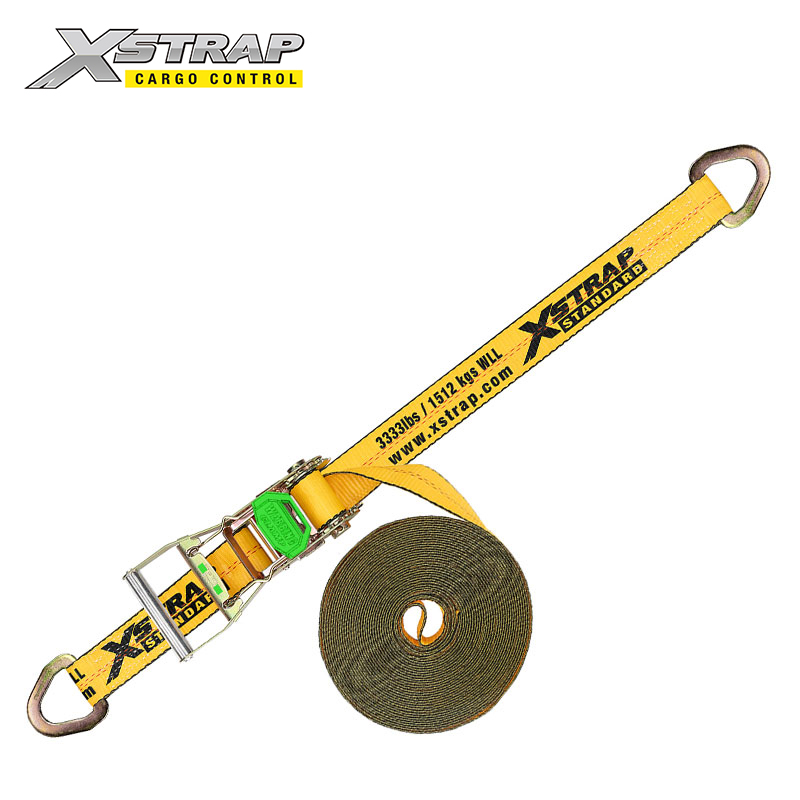 64751-Trinquete de palanca larga con abrazadera de correa y argolla delta plana