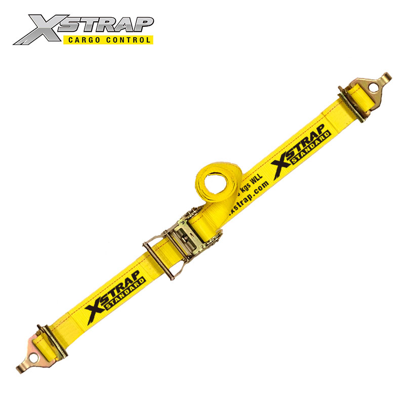 63436-Correas de trinquete de 2 pulgada de ancho con mecanismo de resorte y Ganchos F