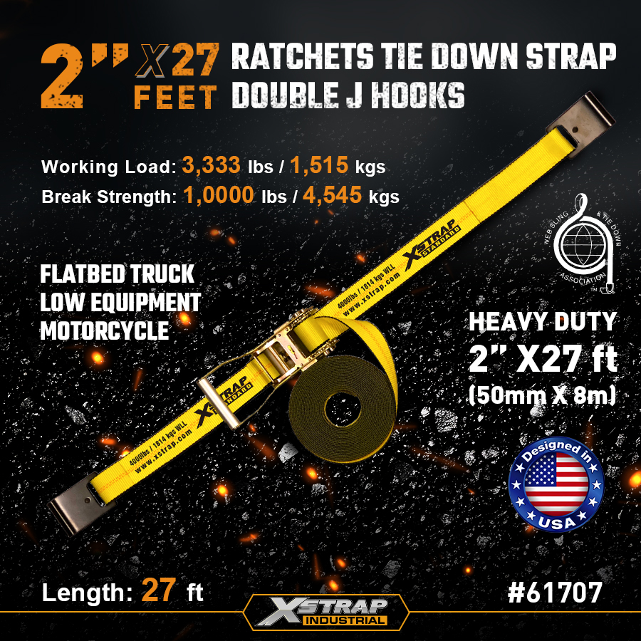 Correas de trinquete de 2 pulgadas