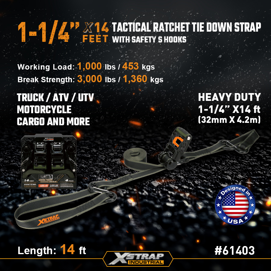 Correa de trinquete para servicio extra pesado