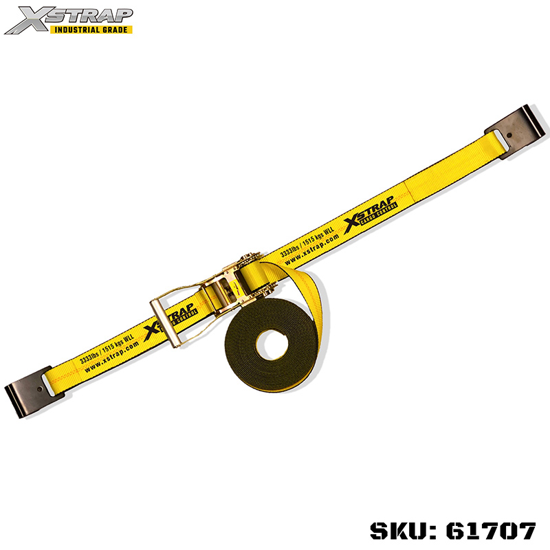 Xstrap 61707 Correas de trinquete con mango largo y ancho de 2