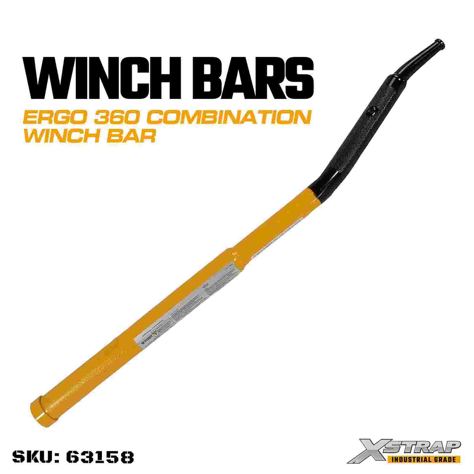 Xstrap 63158 Barra de cabrestante combinada Ergo 360 de 34