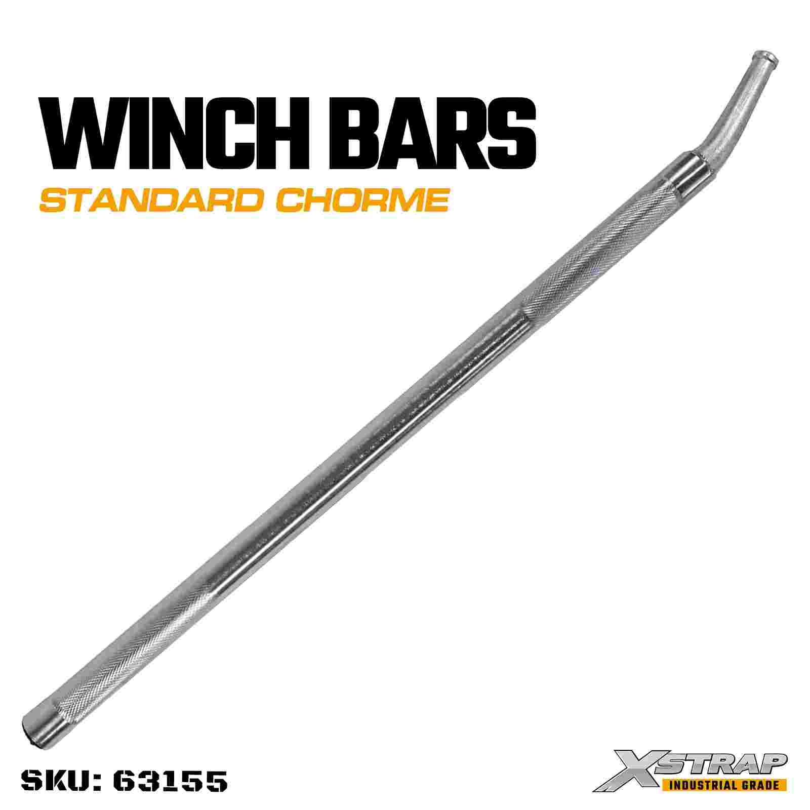 Xstrap 63155 Barra de cabrestante cromada estándar de 32