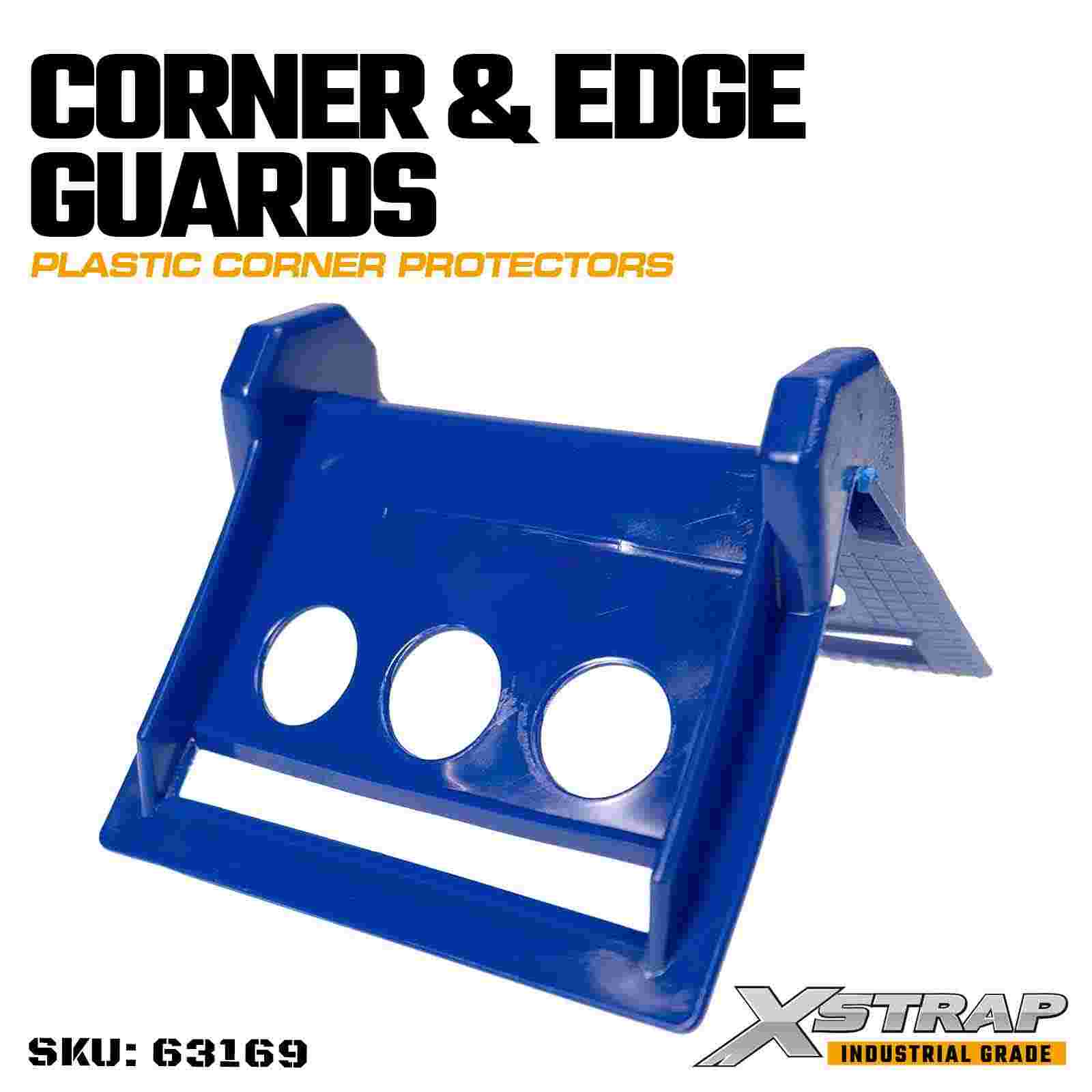 Xstrap 63169 Protectores de esquinas de polímero de alta densidad para correas de cincha de hasta 4