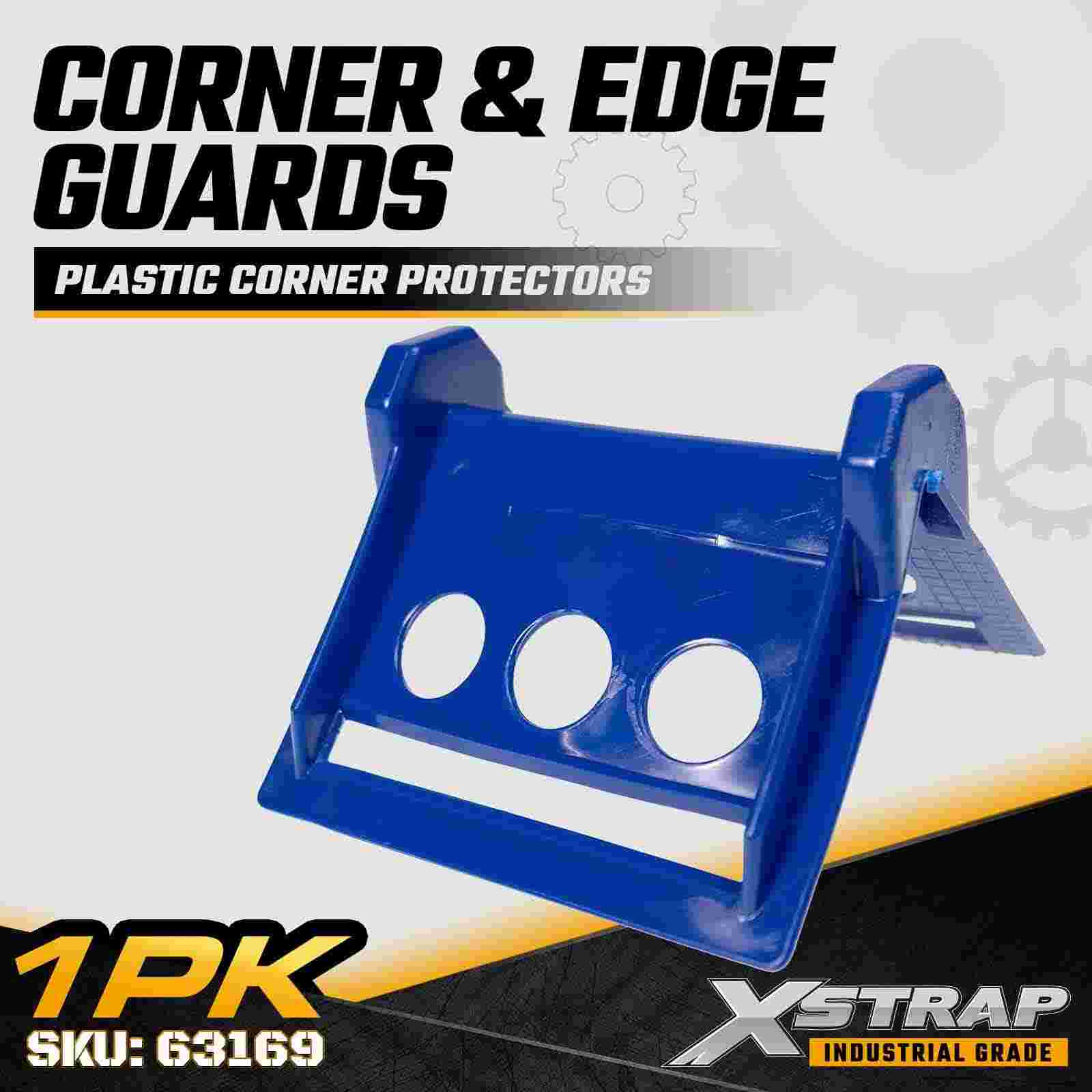 Xstrap 63169 Protectores de esquinas de polímero de alta densidad para correas de cincha de hasta 4