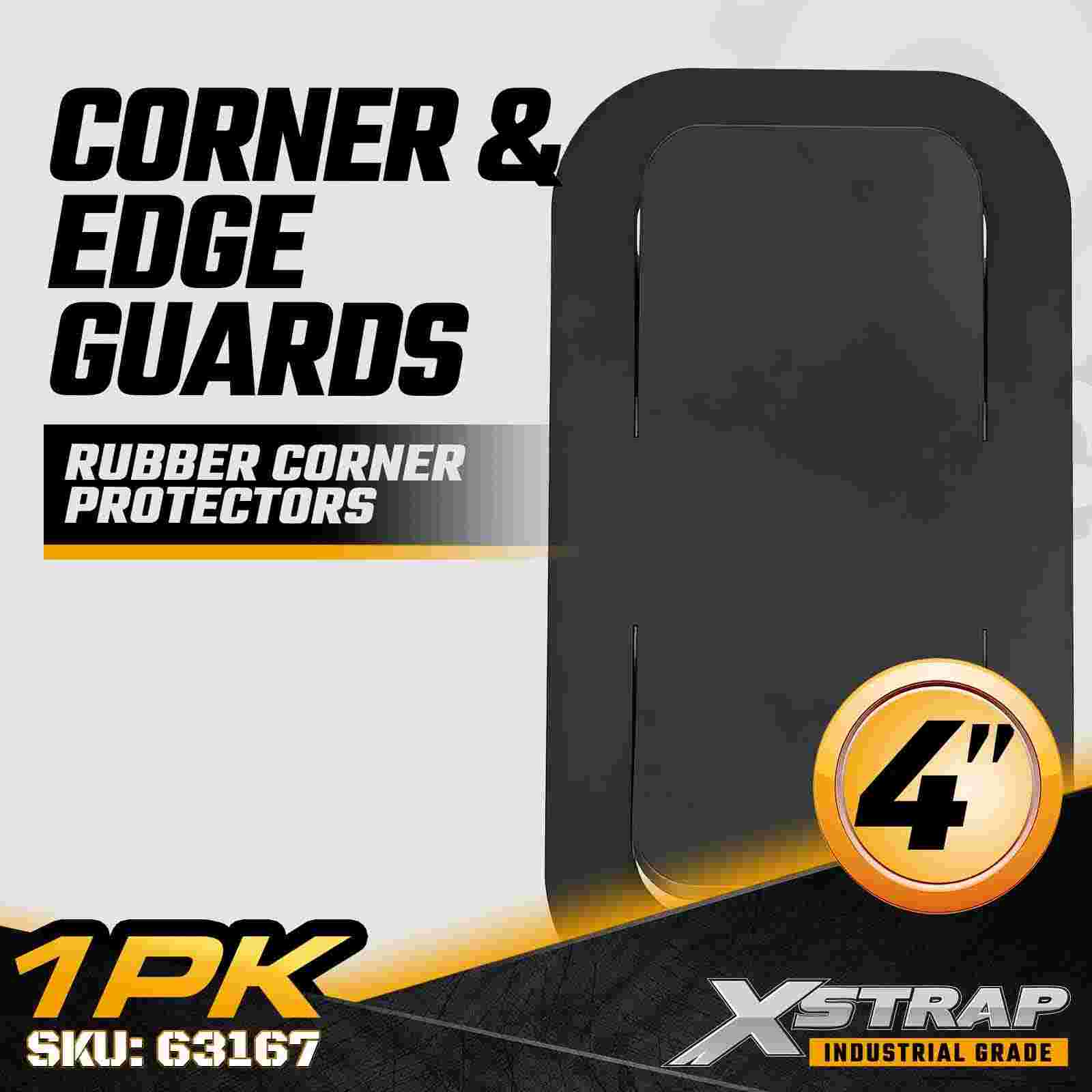 Xstrap 63167 Protectores de esquinas de goma para correas de hasta 4