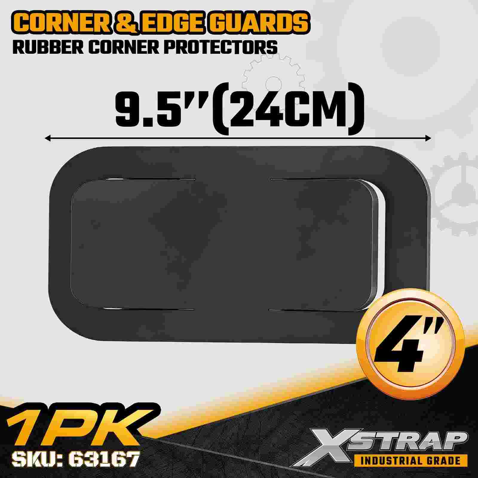 Xstrap 63167 Protectores de esquinas de goma para correas de hasta 4