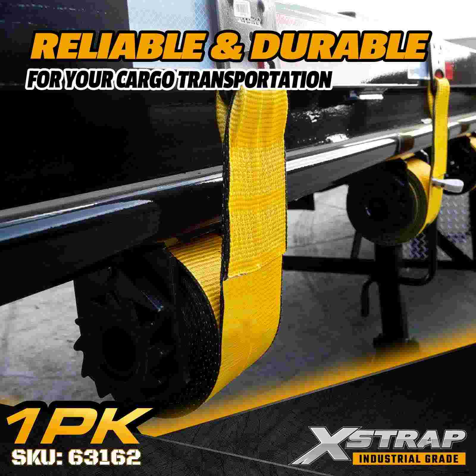 Xstrap 63162 Steel C Track 6ft Heavy Duty 1/4