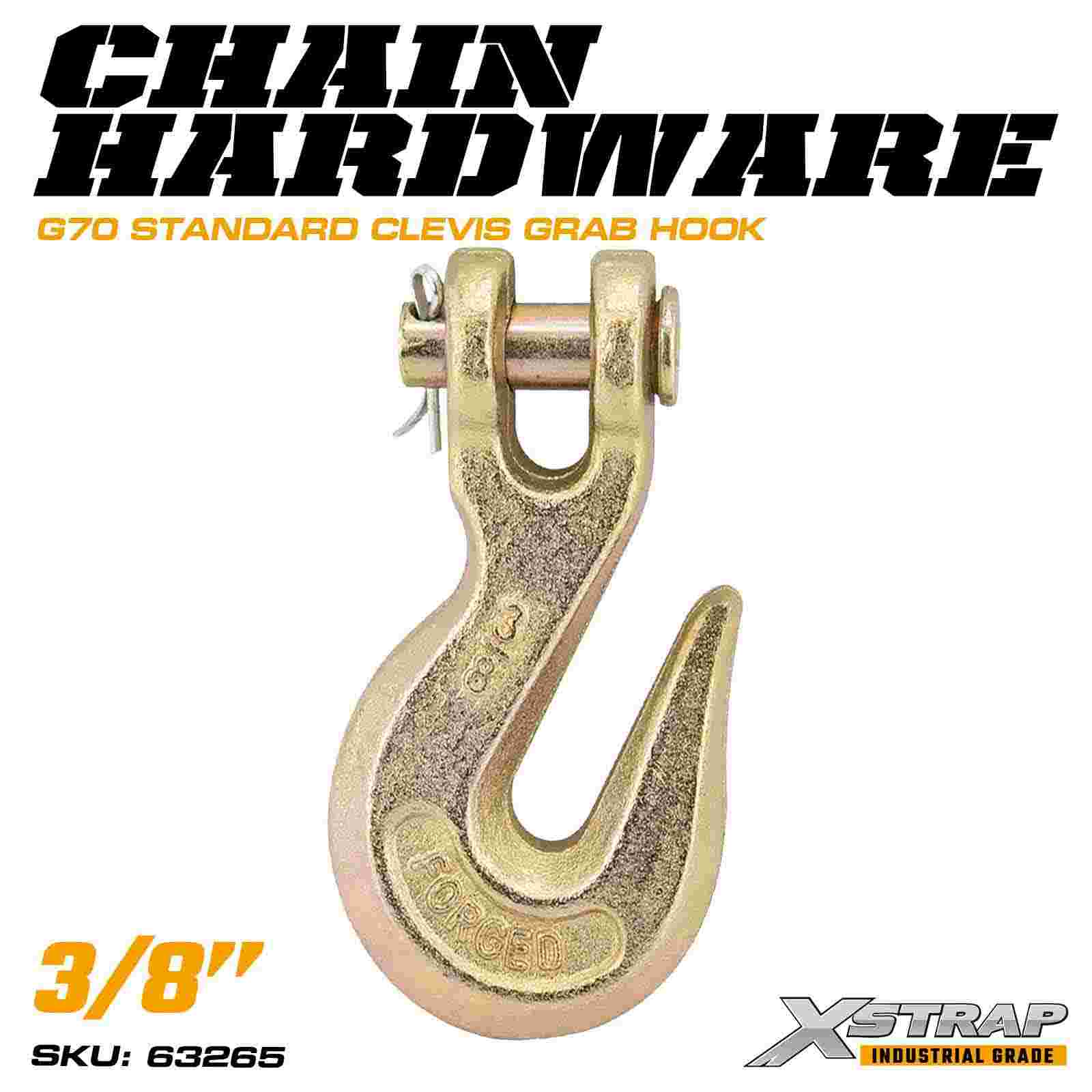 Xstrap 63265 Gancho de agarre con horquilla estándar de 3/8