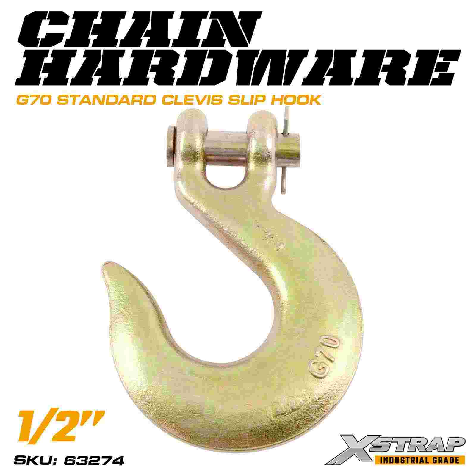 Xstrap 63274 Gancho deslizante de horquilla estándar de 1/2